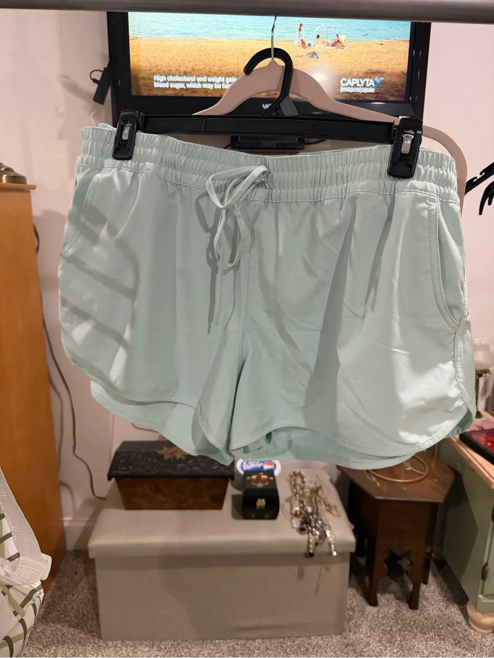 Columbia Women's Light Mint Athletic Pull-On Shorts
